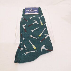 NWT Men’s Juncture Fashion Socks 6-12 Tools Hammer Wrench